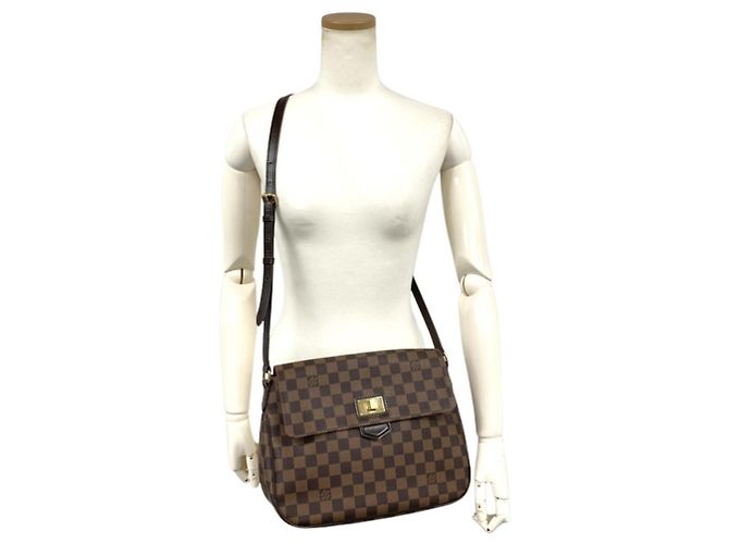 Borsa a Spalla Louis Vuitton Busas Roseberry Marrone - vista 7
