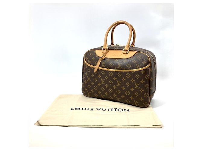 Bolso Louis Vuitton Deauville Castaño - vista 12