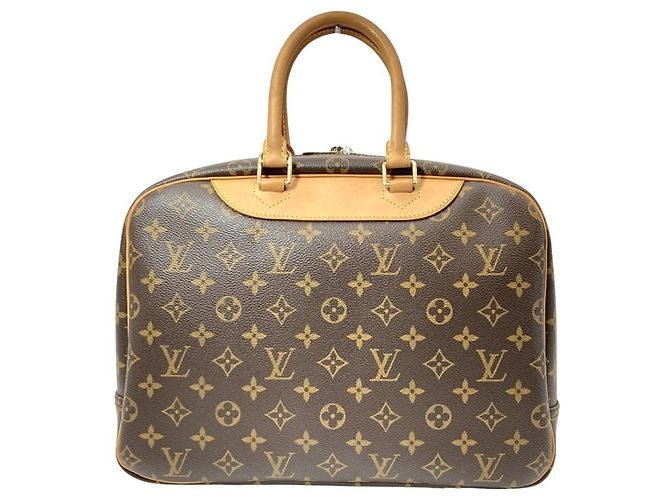 Bolso Louis Vuitton Deauville Castaño - vista 2