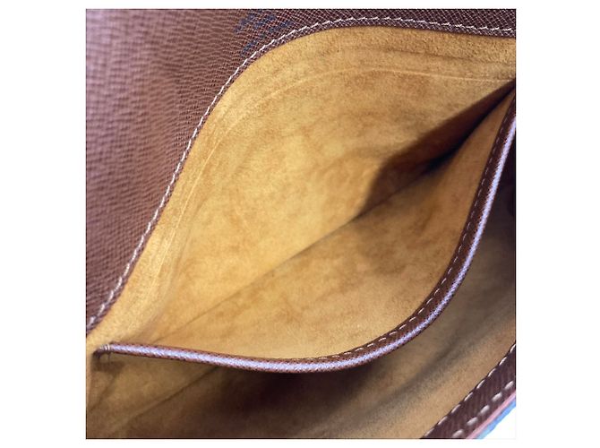 Borsa a Spalla Louis Vuitton Monogram Musette Tango Marrone - vista 11
