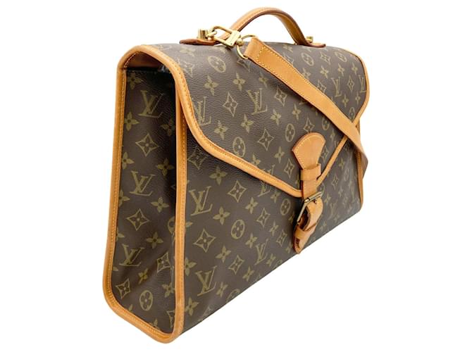 Borsa Louis Vuitton Monogram Beverly Marrone - vista 3