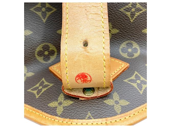 Borsa Louis Vuitton Monogram Beverly Marrone - vista 8