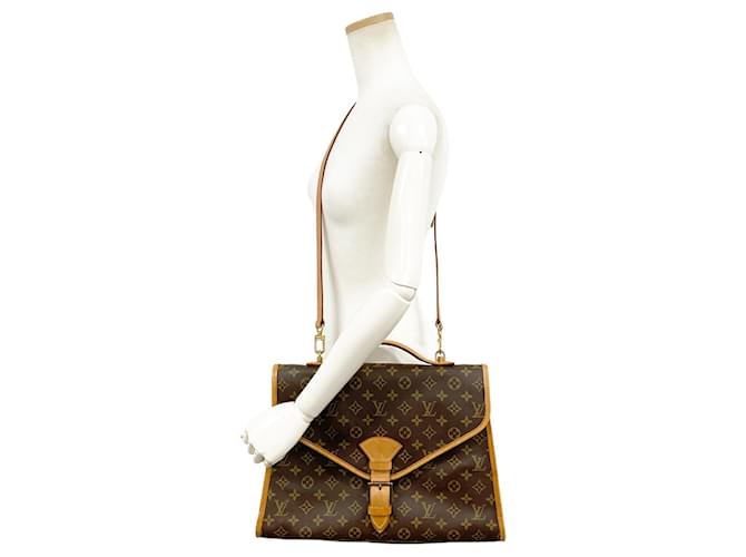 Borsa Louis Vuitton Monogram Beverly Marrone - vista 9