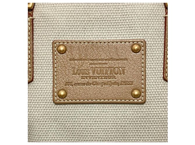 Borsa Tote Louis Vuitton Toal Trianon Poiple GM Beige - vista 12