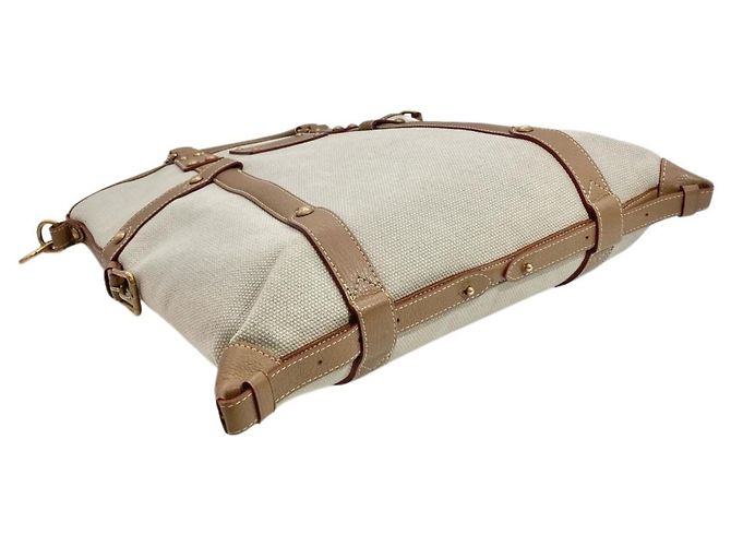 Borsa Tote Louis Vuitton Toal Trianon Poiple GM Beige - vista 4