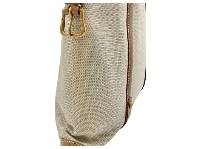 Borsa Tote Louis Vuitton Toal Trianon Poiple GM Beige - vista 6