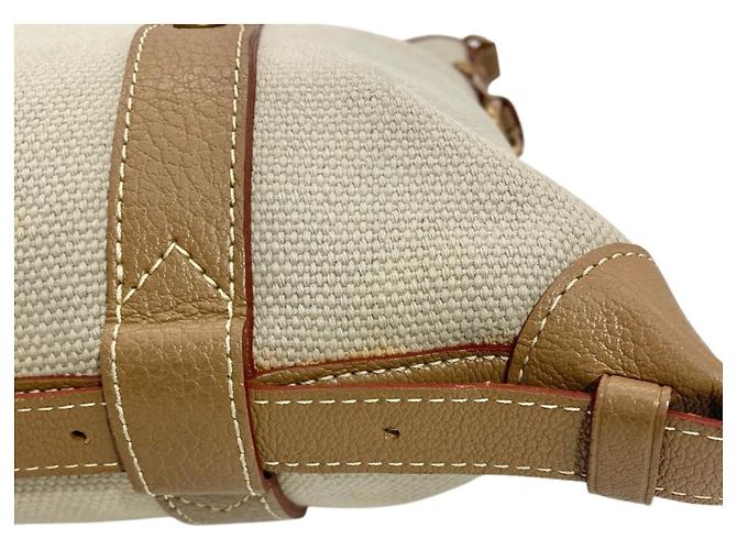 Borsa Tote Louis Vuitton Toal Trianon Poiple GM Beige - vista 7