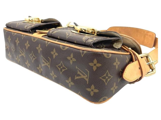 Borsa a Spalla Louis Vuitton Hudson PM Marrone - vista 4