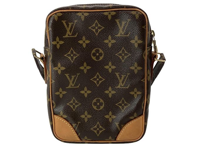Borsa a tracolla Louis Vuitton Monogram Danube Marrone - vista 3