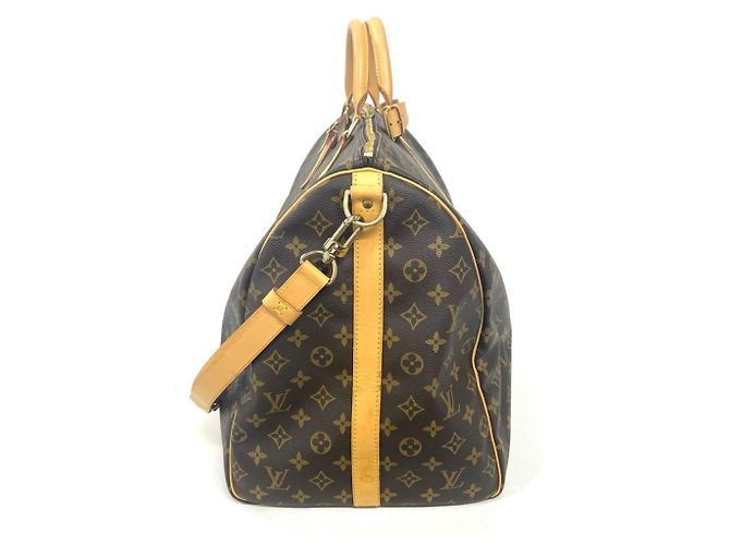 Borsa Boston Louis Vuitton Keepall 60 Marrone - vista 2