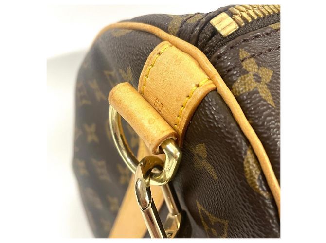 Borsa Boston Louis Vuitton Keepall 60 Marrone - vista 5