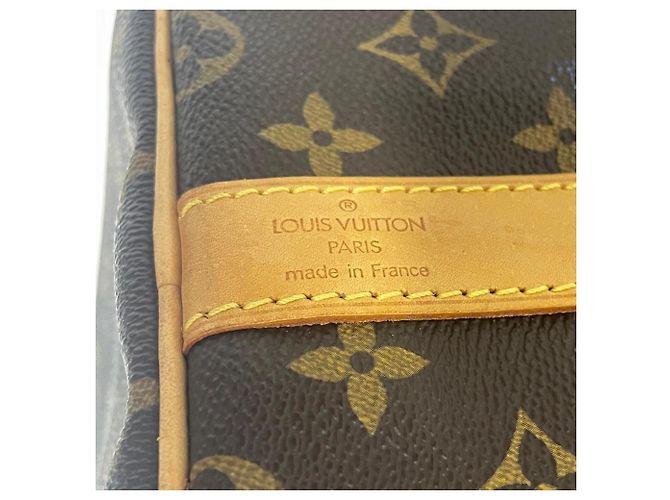 Borsa Boston Louis Vuitton Keepall 60 Marrone - vista 7