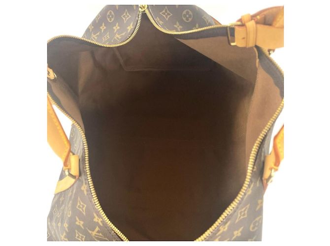 Borsa Boston Louis Vuitton Keepall 60 Marrone - vista 8