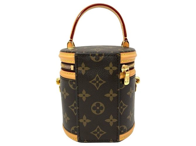 Borsa a Spalla Louis Vuitton Nano Cannes Marrone - vista 2