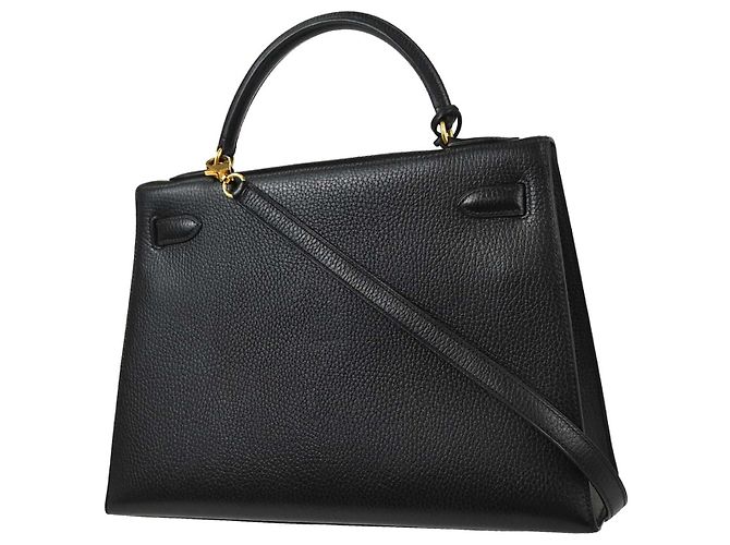 Hermès Hermes Kelly Black Ardennes with Gold Hardware 32 Nero - vista 2