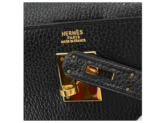 Hermès Hermes Kelly Black Ardennes with Gold Hardware 32 Nero - vista 4