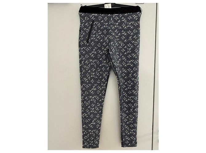 Pantalones Monogram Louis Vuitton Blanco Gris - vista 10