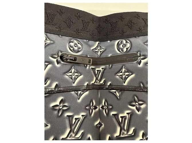 Pantalones Monogram Louis Vuitton Blanco Gris - vista 13