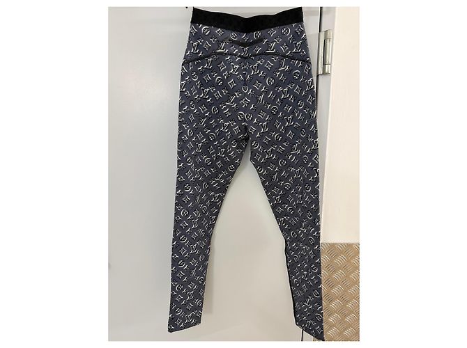 Pantalones Monogram Louis Vuitton Blanco Gris - vista 16