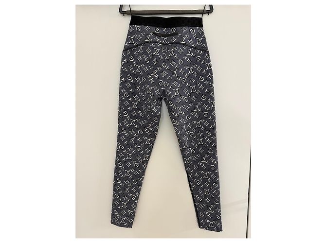 Pantalones Monogram Louis Vuitton Blanco Gris - vista 2