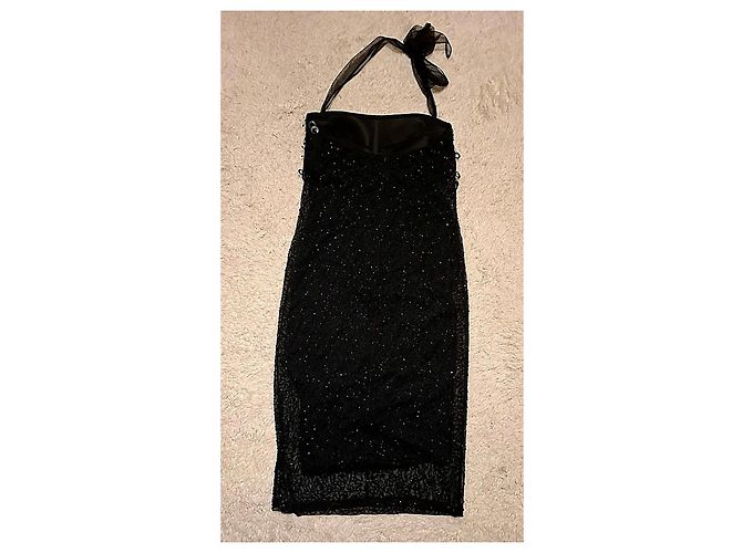 Marvel by La Perla Vintage Abendkleid Schwarz - Ansicht 3