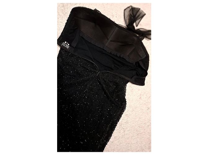 Marvel by La Perla Vintage Abendkleid Schwarz - Ansicht 6
