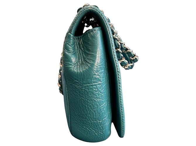 Borsa Vintage Chanel Crumpled Calfskin Bi-Quilted Full Flap 2018 - vista 3