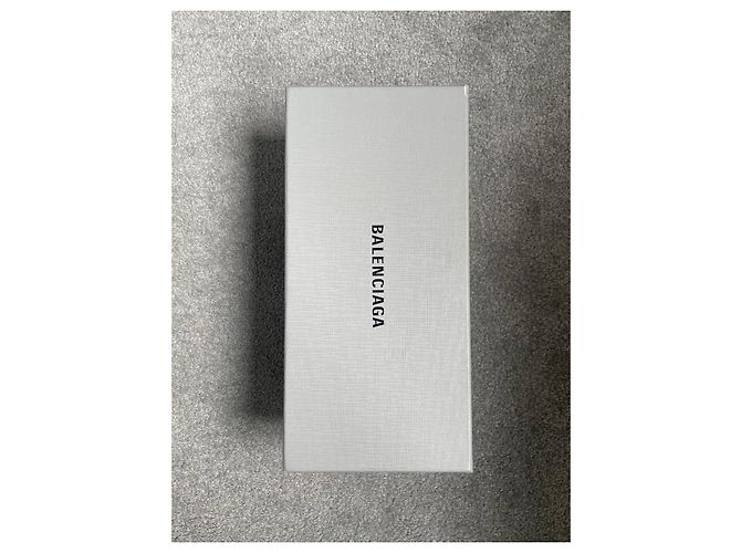 Balenciaga BB Sandali in Pelle Nera Nero - vista 12