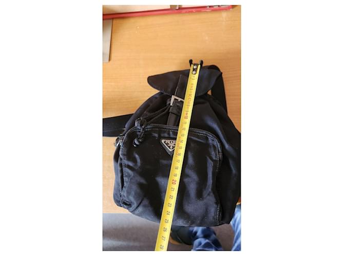 Prada Nylon Rucksack Schwarz - Ansicht 4