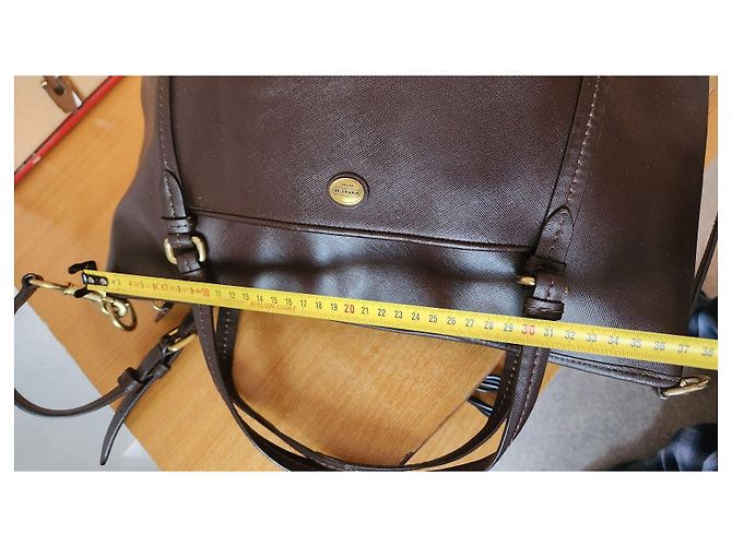 Coach Borsa Tote in Pelle Marrone - vista 3