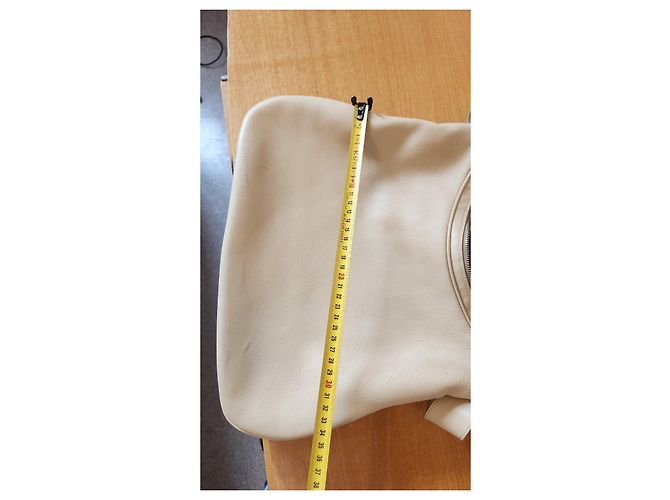 Gucci Borsa a Tracolla in Pelle Beige - vista 11