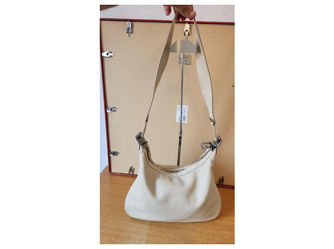 Gucci Borsa a Tracolla in Pelle Beige - vista 4