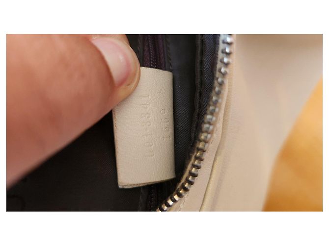 Gucci Borsa a Tracolla in Pelle Beige - vista 7