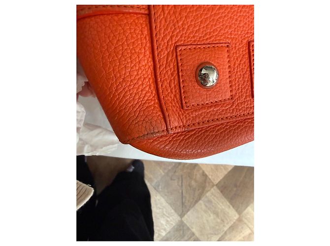 Mulberry Bayswater Borsa Tote in Pelle Arancione - vista 10