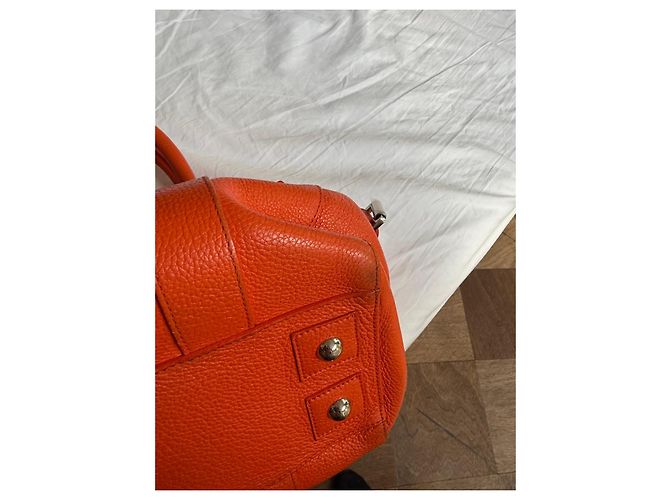 Mulberry Bayswater Borsa Tote in Pelle Arancione - vista 11