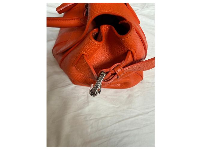 Mulberry Bayswater Borsa Tote in Pelle Arancione - vista 5