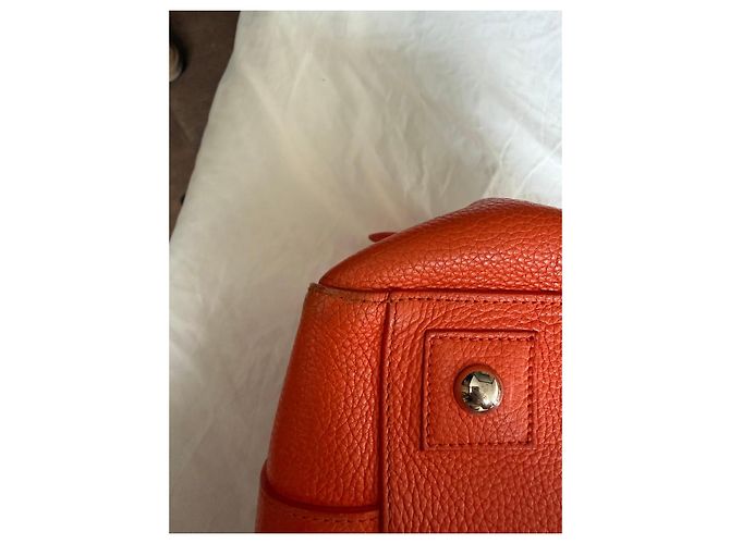 Mulberry Bayswater Borsa Tote in Pelle Arancione - vista 9