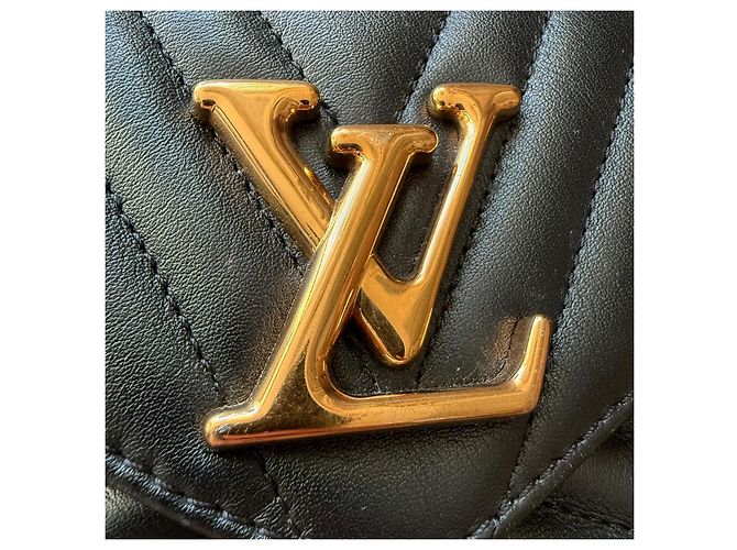 Multi Pochette Borsa a tracolla Louis Vuitton New Wave in pelle nera Nero - vista 5