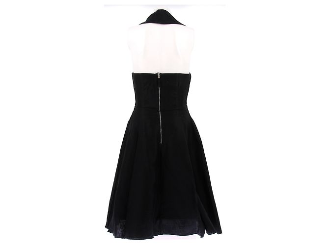 Vestido de algodón negro Dolce & Gabbana Talla 42 - vista 2