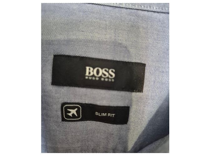 Hugo Boss Camicia da Uomo Slim Fit Azzurra Blu - vista 2