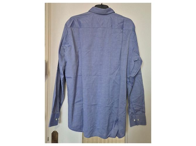 Hugo Boss Camicia da Uomo Slim Fit Azzurra Blu - vista 5