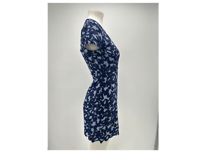Vestido de renda azul Sandro - vista 3