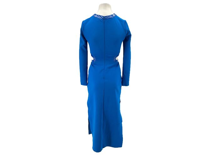 Staud Kleid blau mit Cut-outs - Ansicht 2