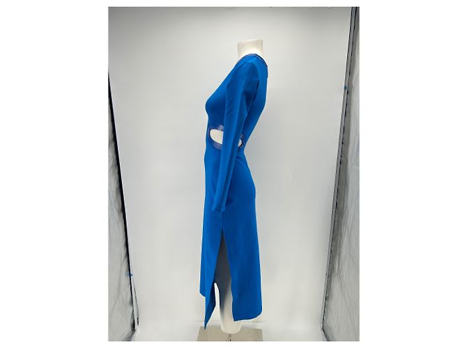 Staud Kleid blau mit Cut-outs - Ansicht 4