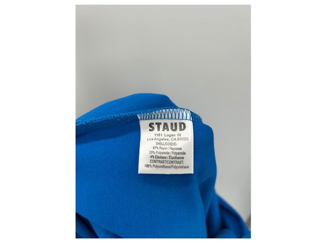 Staud Kleid blau mit Cut-outs - Ansicht 6