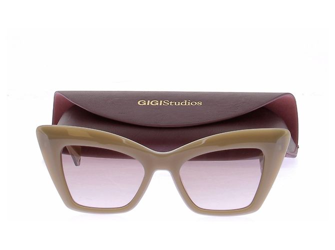Autre Marque Gafas de Sol "Rosalie" kaki Caqui - vista 7