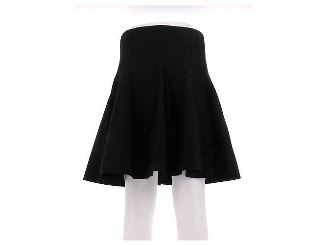Falda negra de encaje Alaïa Negro - vista 2