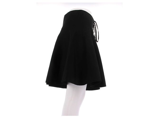Falda negra de encaje Alaïa Negro - vista 3