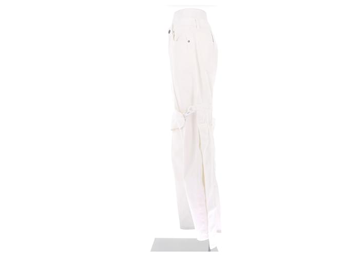 Vaqueros blancos de algodón Phoebe Philo Talla 34 - vista 4