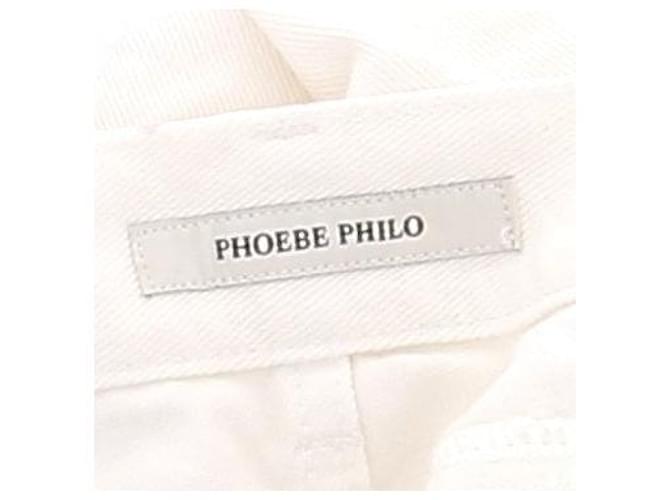 Vaqueros blancos de algodón Phoebe Philo Talla 34 - vista 5